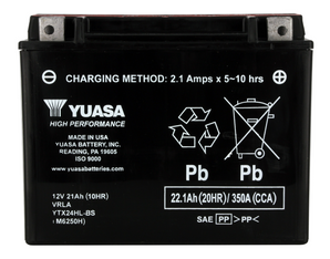 yuasa ytx24hl-bs artic cat bearcat widetrack 660 2003 2004 2005 2006 2007 2008