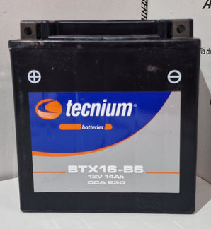 batteria tecnium btx16-bs ytx16-bs suzuki vl 1500 intruder 2017 2018