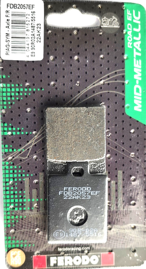 pastiglie freno posteriori ferodo fdb2057ef peugeot tweet 150 2013