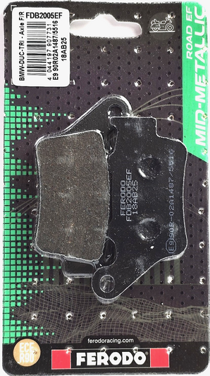 pastiglie freno posteriori ferodo fdb2005ef triumph tiger 850 sport dal 2021