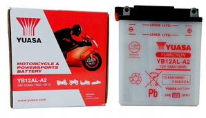 yuasa YB12AL-A2 senza acido BB12AL-A2 yamaha fz 400    1997