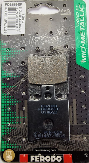ferodo pastiglie freno posteriore malaguti f12 100 phantom 1998 1999 2000 2001