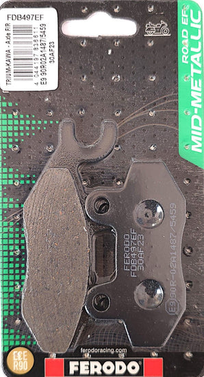 pastiglie freno anteriori ferodo fdb497ef keeway superlight 150  2007-2012